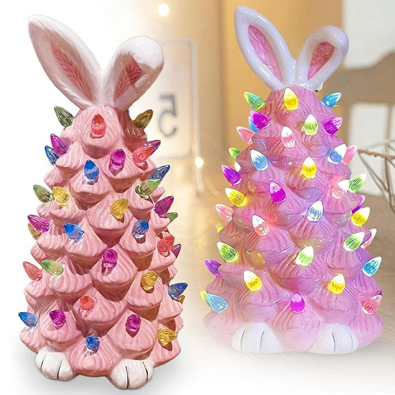 Easter Bunny Night Light with Uplight for Tabletop