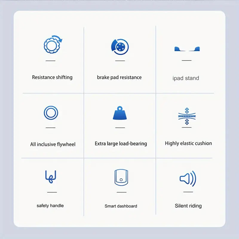 1pc Home Dynamic Bicycle - Blue