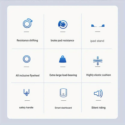 1pc Home Dynamic Bicycle - Blue