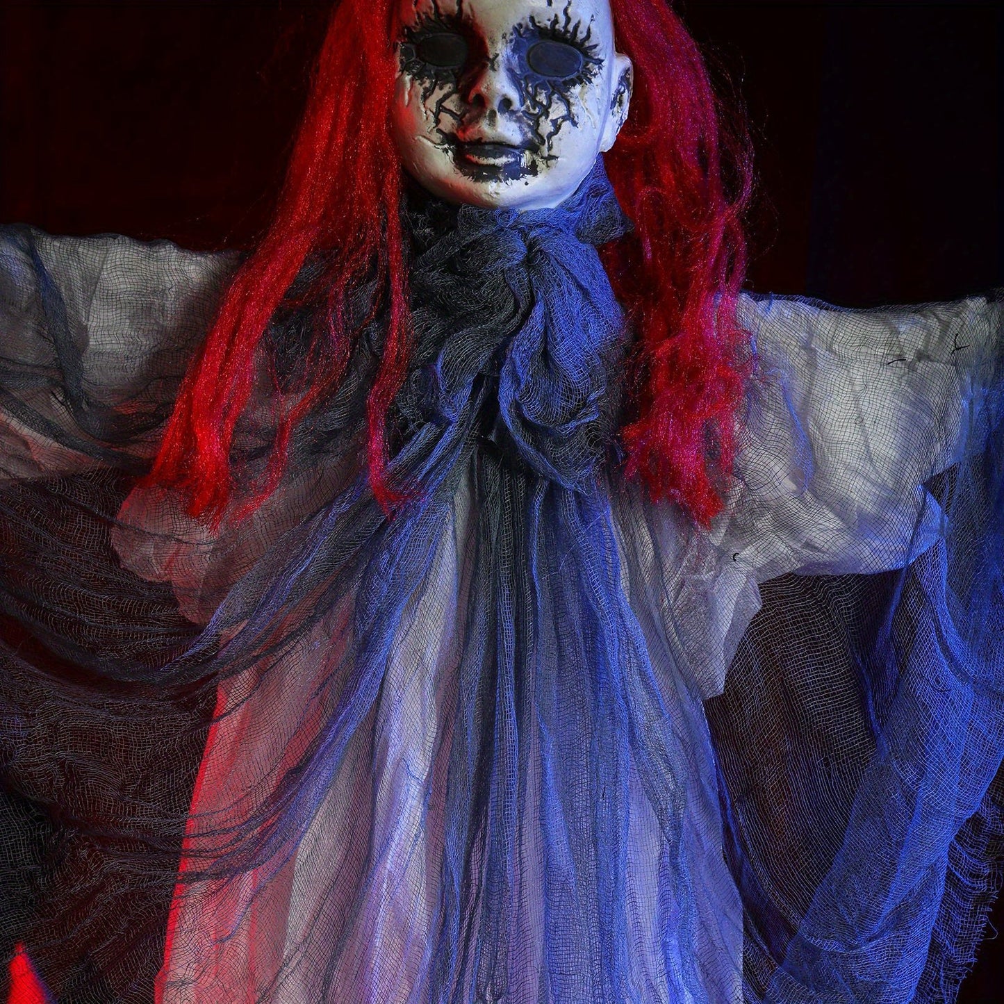 Halloween Red Haired Ghost Doll Set