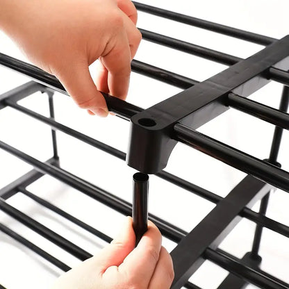 Declutter in style with this Vertical Shoe Rack