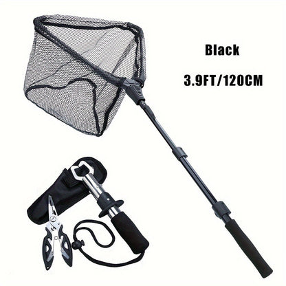 Fishing Net and Pliers Foldable Gear Set
