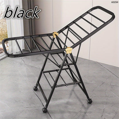 3-Tier Folding Stainless Steel Laundry Drying Rack
