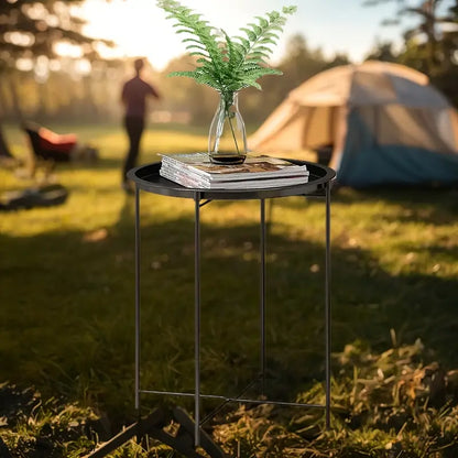 Outdoor Foldable Stainless Steel Coffee Table
