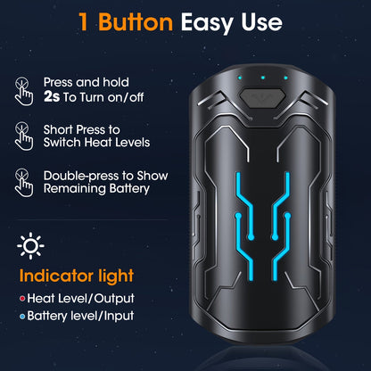 Rechargeable Pocket Hand Warmers (2-Pack)