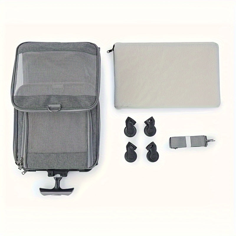 Pet Carrier with Aluminum Frame and Removable Base