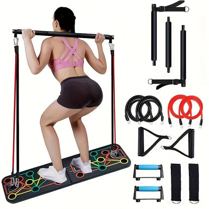 Push-Up Board Set with Resistance Bands