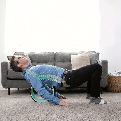 3pcs Premium TPE Yoga Stretching Wheel Set(Black)