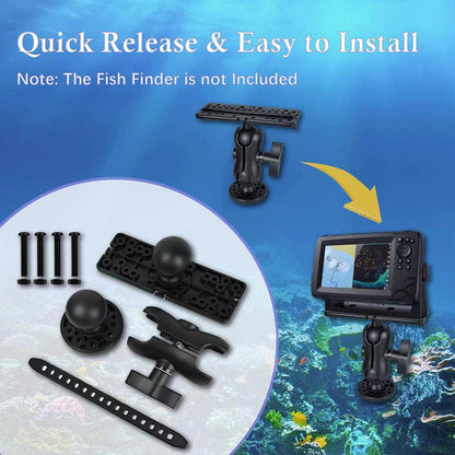 Swivel Fish-finder Mount for Kayak & Boat