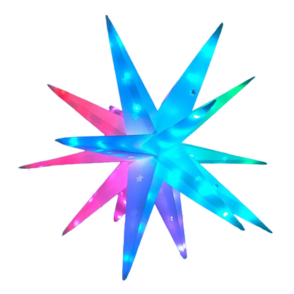 Radiant Spectrum: LED 3D Moravian Star Light