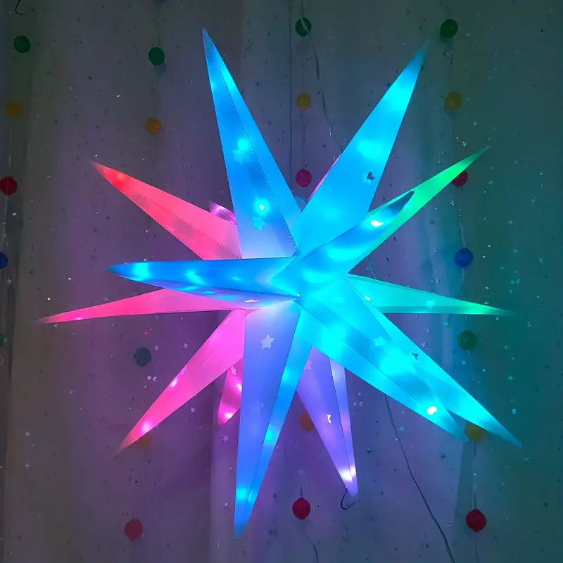 Radiant Spectrum: LED 3D Moravian Star Light