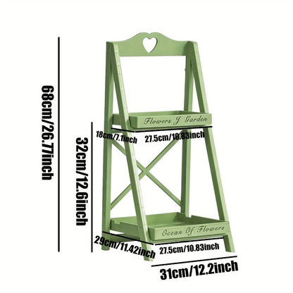 Multi-Tier Freestanding Plant Display Shelf