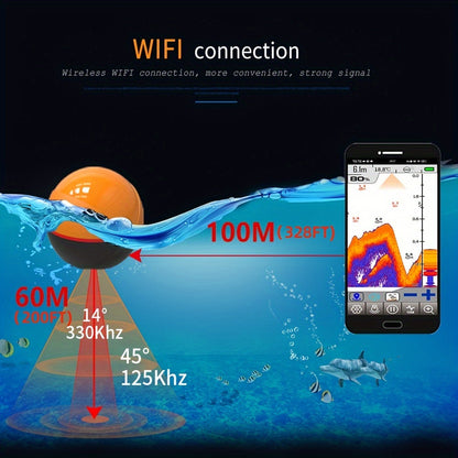 WIFI Fish Finder Wireless Sonar Echo Sounder