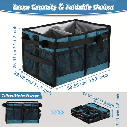 BBQ Grill Caddy with Paper Towel & Condiment Pocket