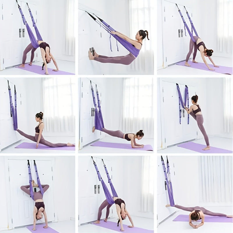 Aerial Yoga Hammock with Adjustable Straps