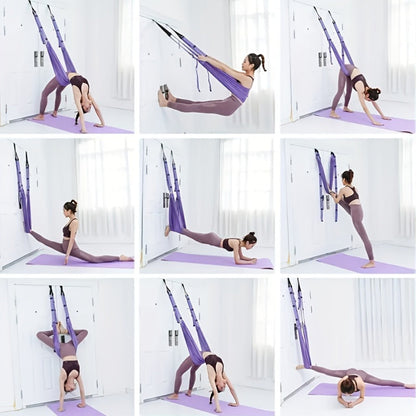Aerial Yoga Hammock with Adjustable Straps