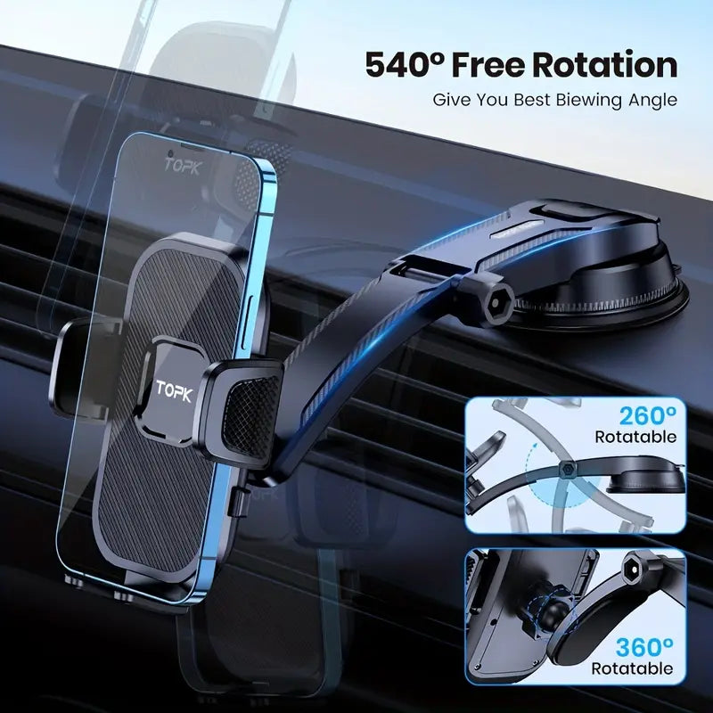 Unlock hands-free possibilities with our car phone holder
