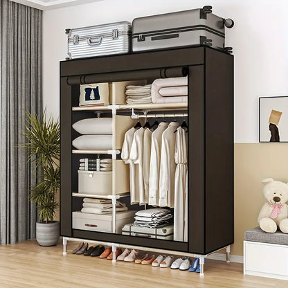 Modern Clothes Storage Wardrobe with Dustproof Cover