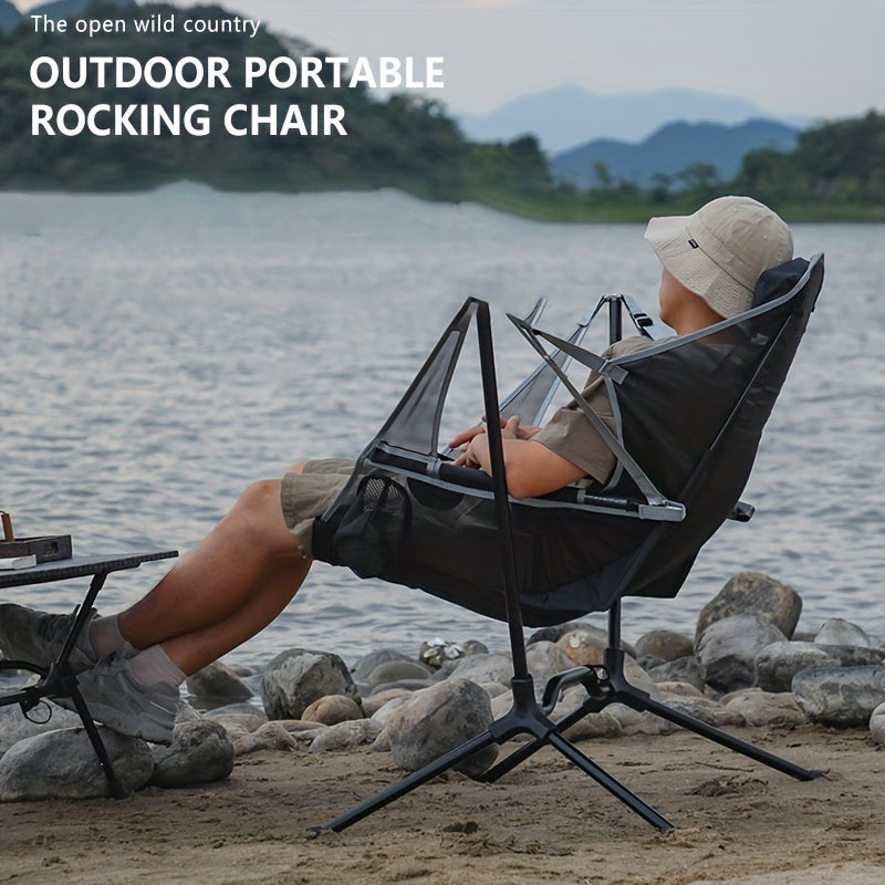 Folding Outdoor Chair with Footrest