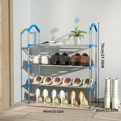 Organize your shoe collection with this multi-layer shoe rack