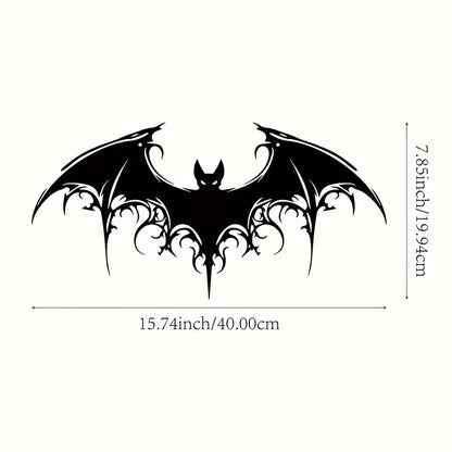 Victorian Gothic - Giant Majestic Bat Metal Wall Art