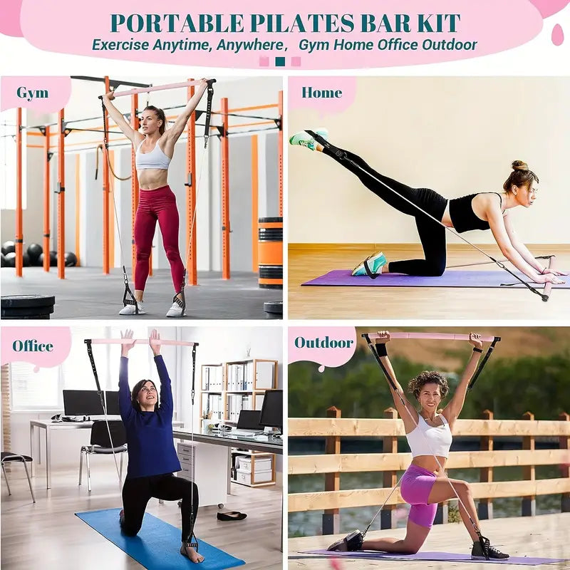 21pcs Yoga & Pilates Bar Kit