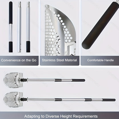 Long Handle Stainless Steel Sand Scoop for Detecting