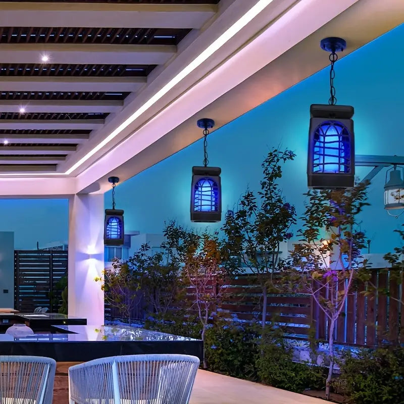 4Pcs Flame Flickering Solar Lantern | IP65 Waterproof Outdoor Lights