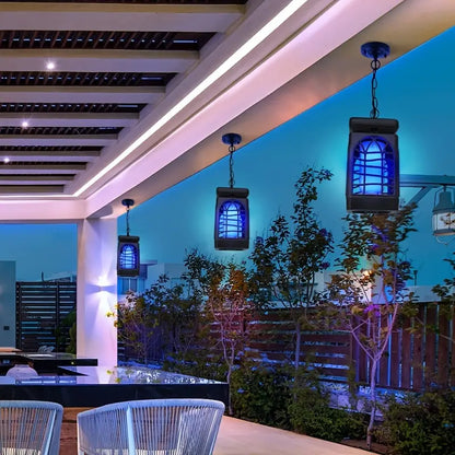 4Pcs Flame Flickering Solar Lantern | IP65 Waterproof Outdoor Lights