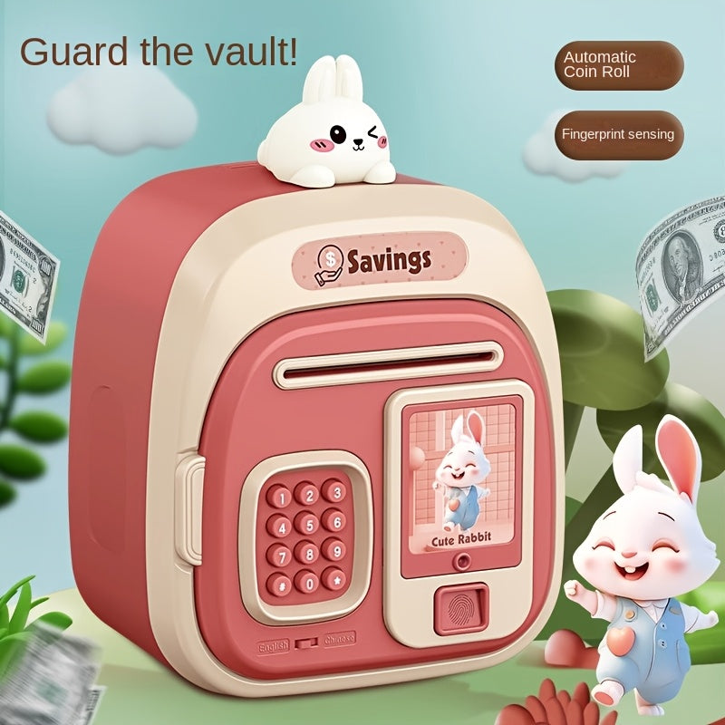 Music Penny Bank Fingerprint Password Savings Box Gift