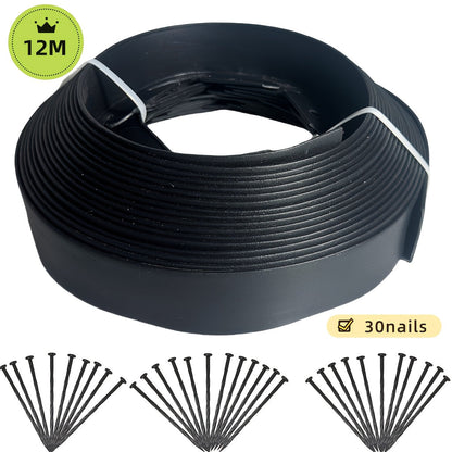 Garden Edging Kit with Nails Black