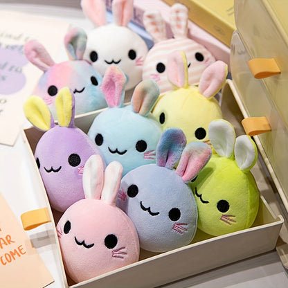 9-Piece Adorable Easter Rabbit Plush Dolls Set