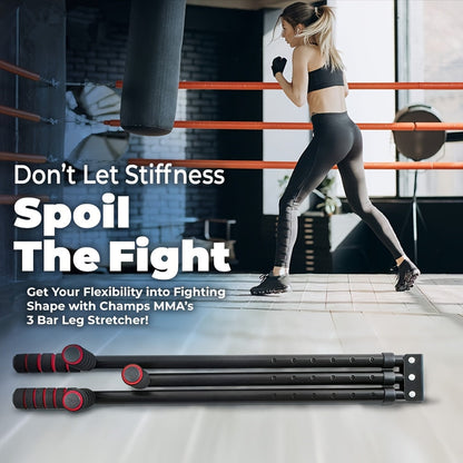 3-Bar Leg Stretcher with Adjustable Rollers