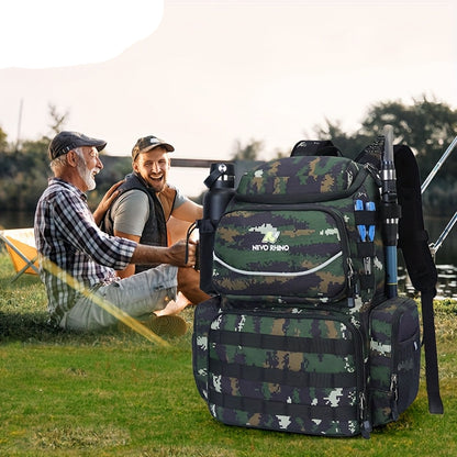 Fishing Backpack with 4 Tackle Boxes