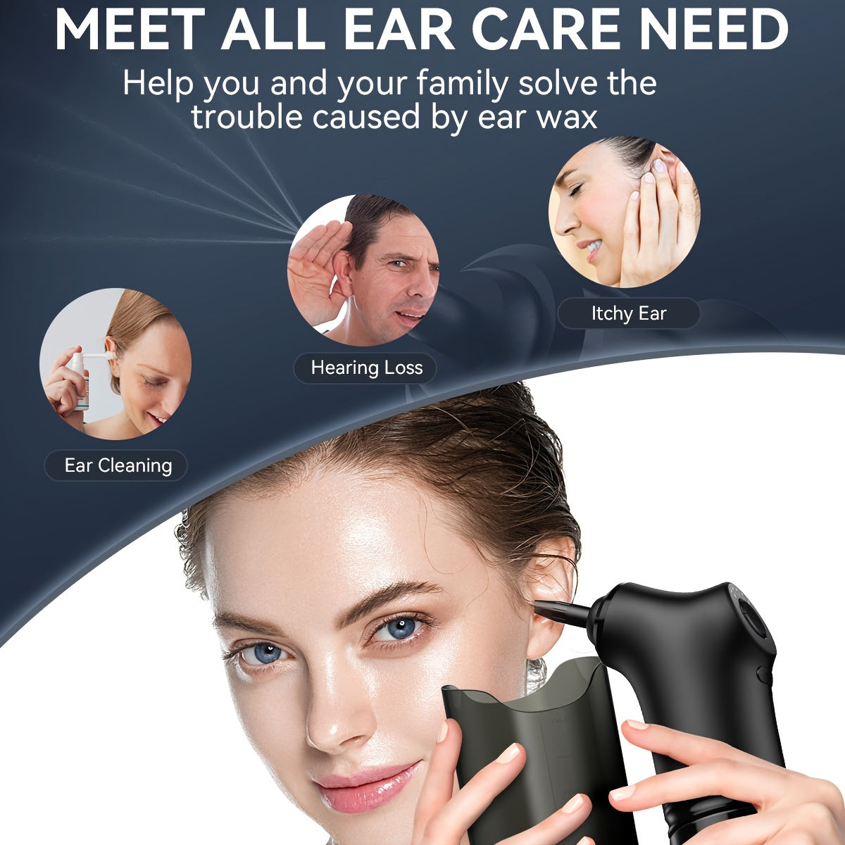 Electric Ear Wax Removal Kit Rechargeable