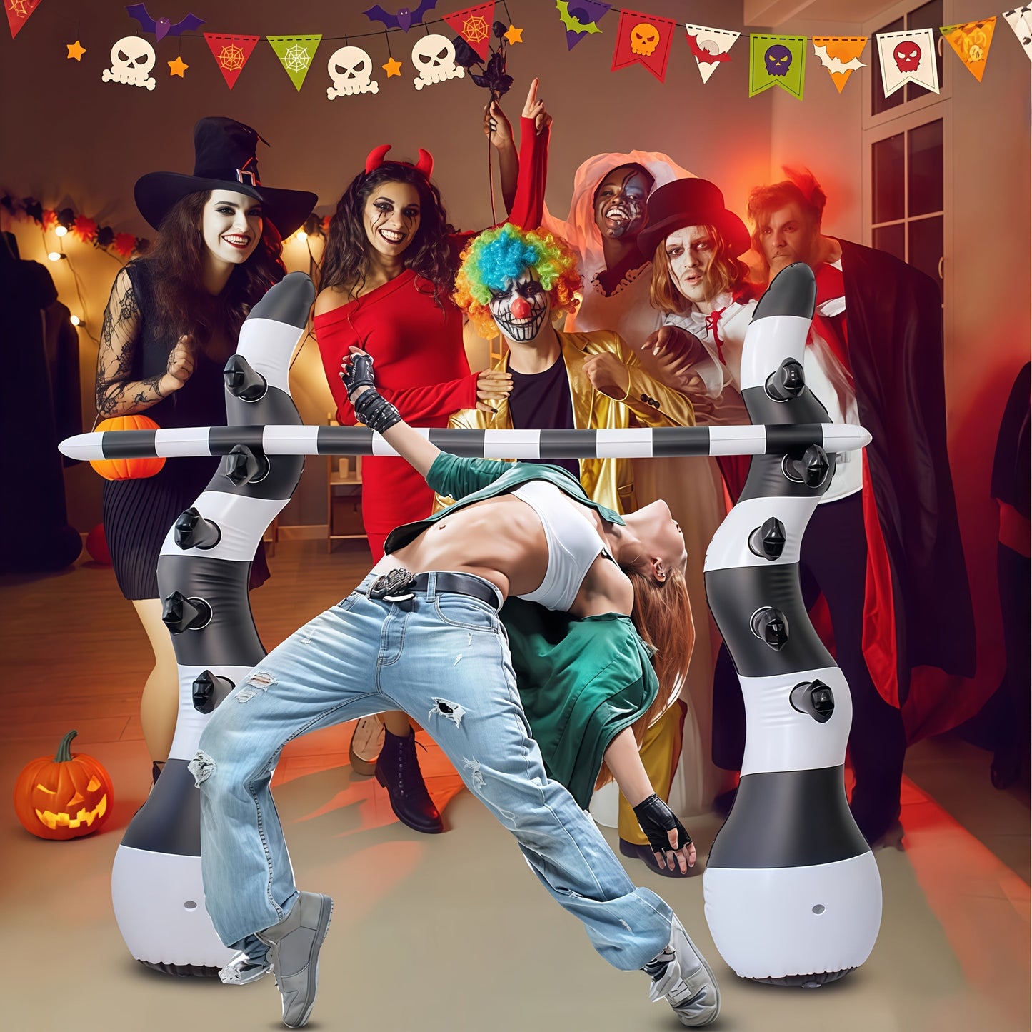 Inflatable Limbo Party Set Sandworm