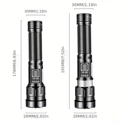 LED Flashlight with COB Work Light Rechargeable (5000LM)