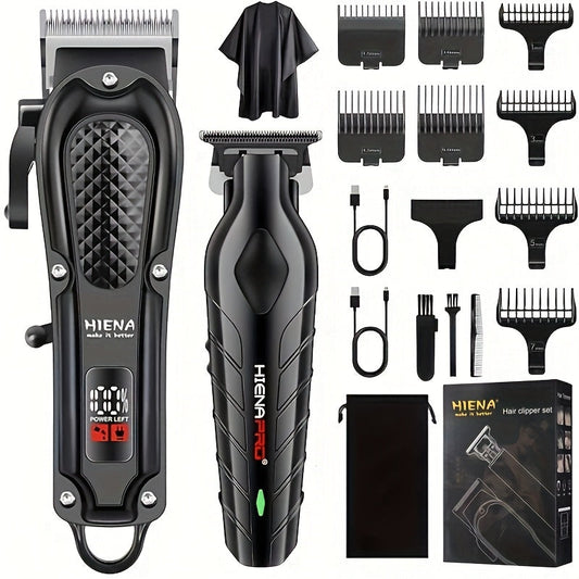 Men's Electric Hair Clipper with LCD Display