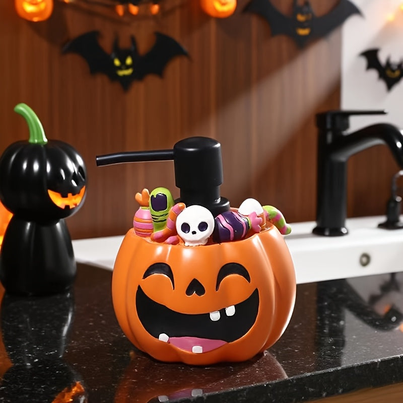 Pumpkin Resin Soap Dispenser Freestanding