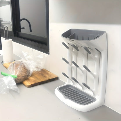 Bottle Drying Rack with Removable Drain Tray