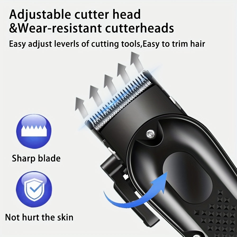 Men's Haircutting Kit USB Rechargeable Trimmer (4pcs)