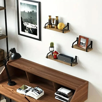 Bringing rustic charm to your walls with this exquisite floating shelf