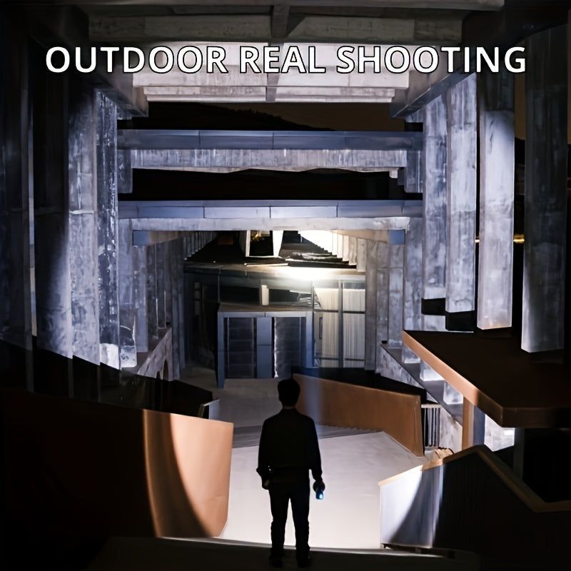 USB Rechargeable LED Spotlight Flashlight (4 Modes XHP70)