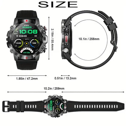 Smart Watch with Wireless Calls, 1.39" Round Screen, Multiple Sports Modes