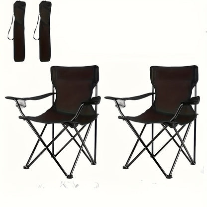 Lightweight Folding Beach Chairs (Set of 2)