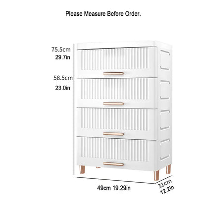 Effortlessly decluttering with the Plastic Drawer Storage Cabinet Organizer