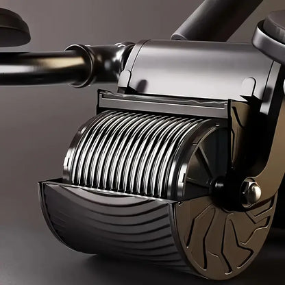 Automatic Rebound Abdominal Wheel with Elbow Pad