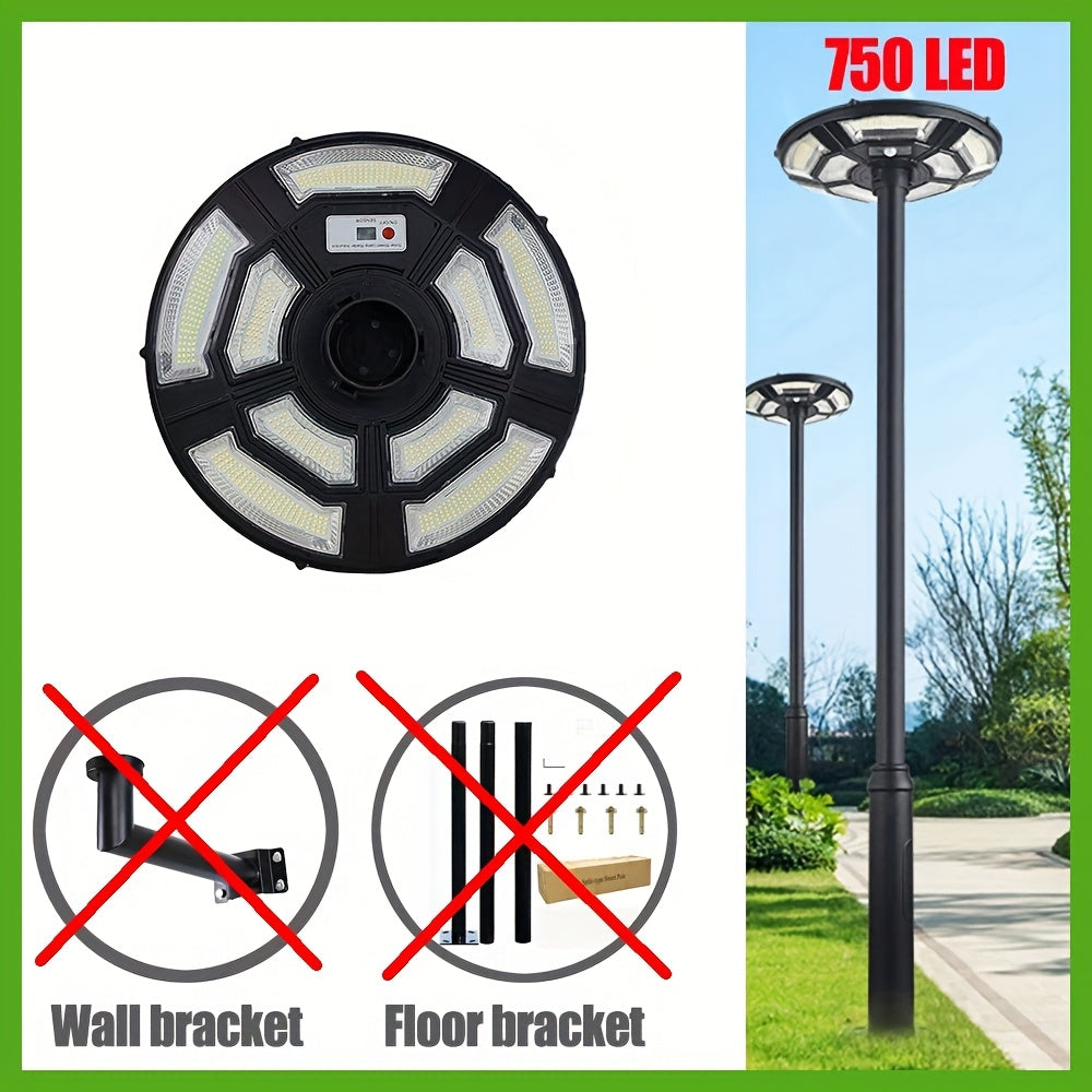 Solar UFO Street Lamp with Remote Sensor (750LED)