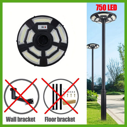 Solar UFO Street Lamp with Remote Sensor (750LED)