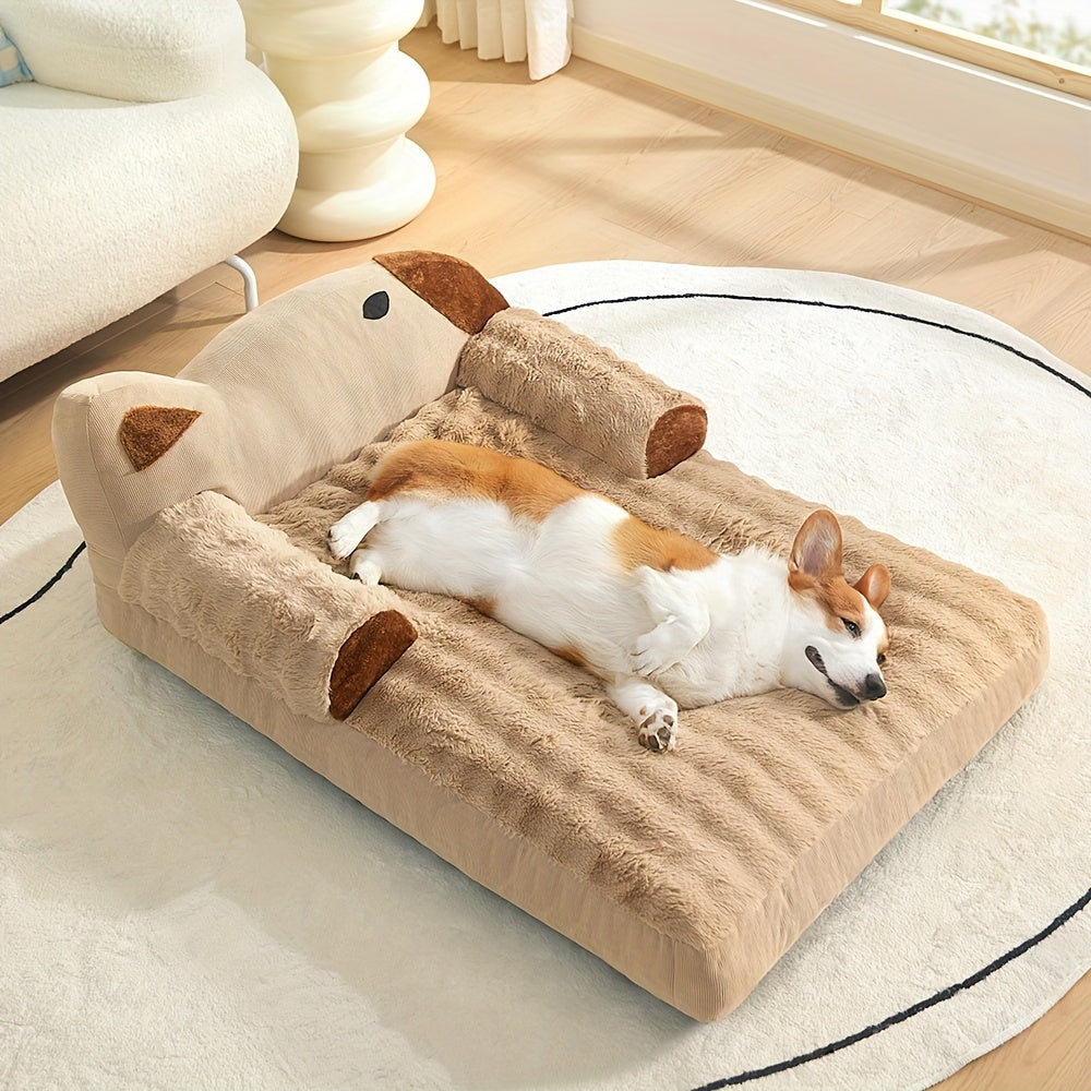 Soft Indoor Pet Couch for Dogs and Cats